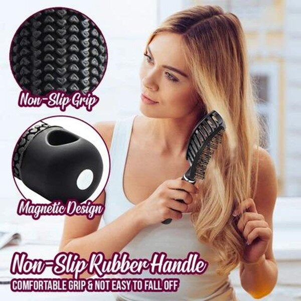 (Mother's Day HOT SALE-50% OFF) Detangler Bristle Nylon Hairbrush -Buy 2 Get Extra 10% OFF