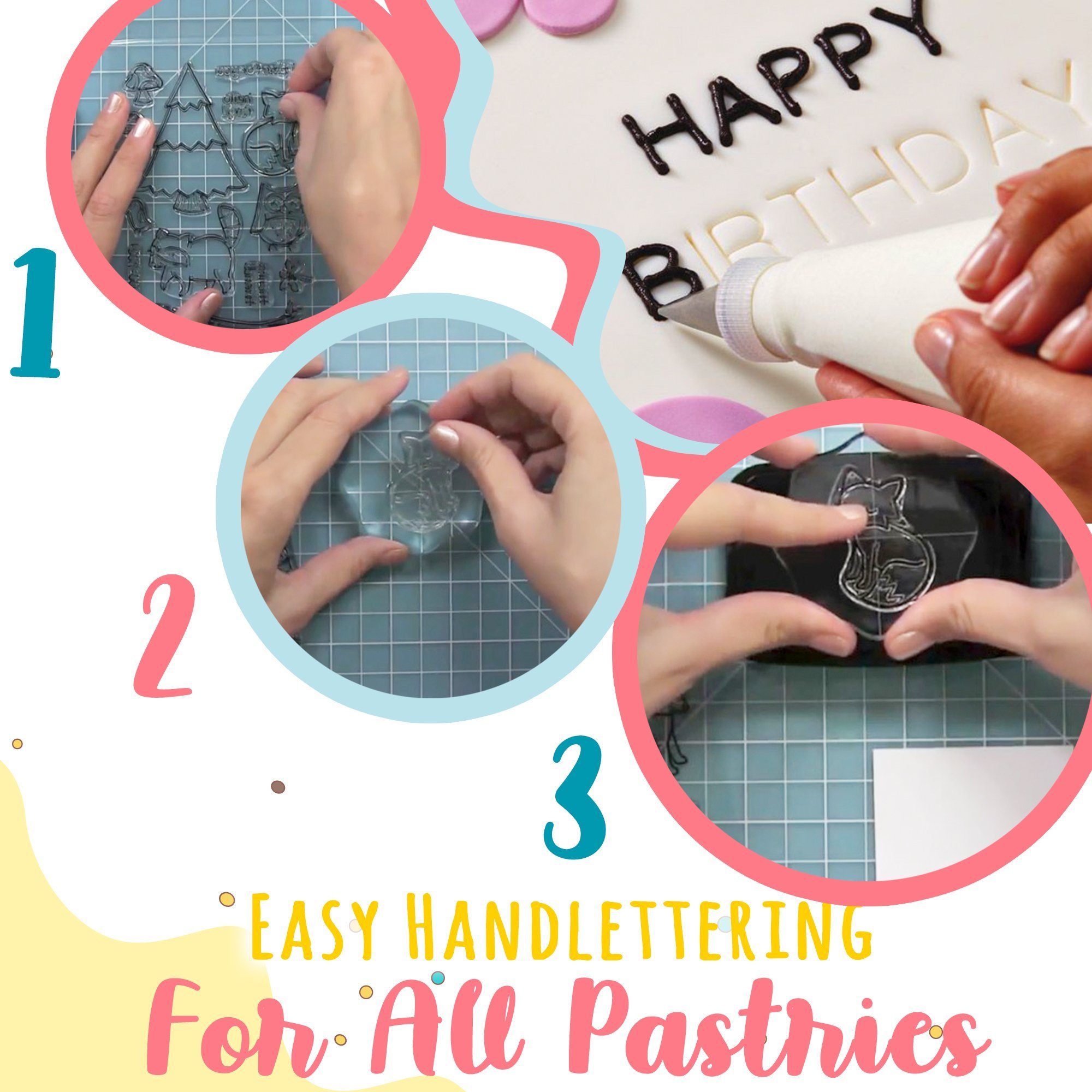 Alphabet Cake Stamp Set - SPECIAL SALE TODAY!!!🍰🍰
