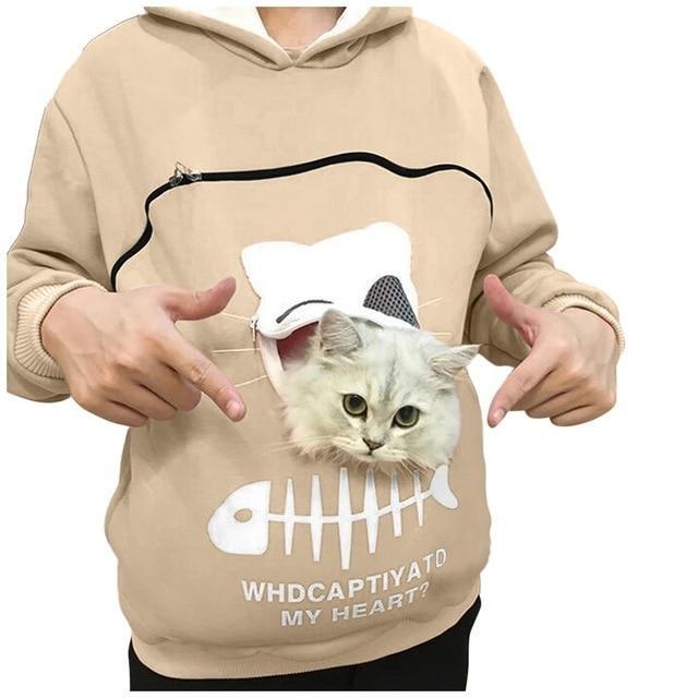 (🎁CHRISTMAS PRE SALE - 48% OFF)Sweatshirt Cat pouch hoodie