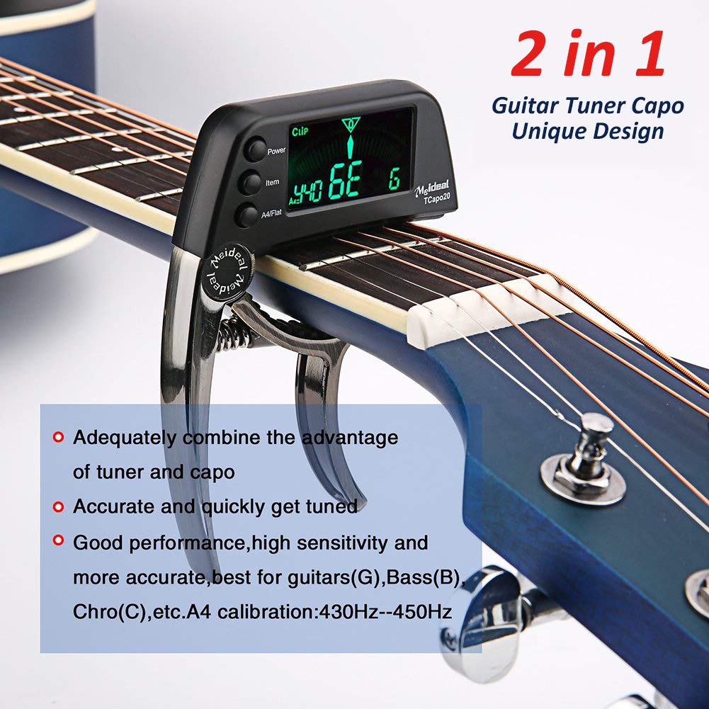 Digital Guitar Capo and Tuner