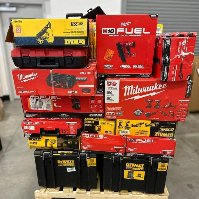 🌞 Summer Savings Are Here! 🛠️ Lot 250905 – Mixed Tools Pallet – Untested Customer Returns