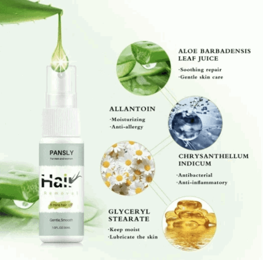 (🔥Summer Hot Sale 50% OFF) Semi-permanent Hair Removal Spray - BUY 4 FREE SHIPPING