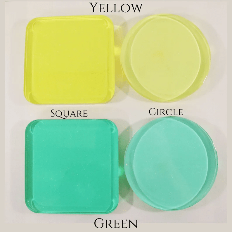 Colorful Resin Coasters