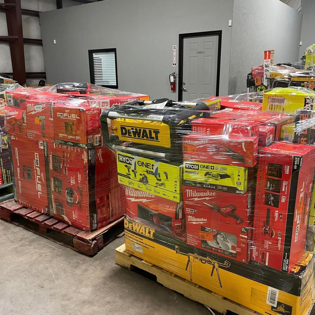 🌞 Summer Savings Are Here! 🛠️ Lot 250905 – Mixed Tools Pallet – Untested Customer Returns