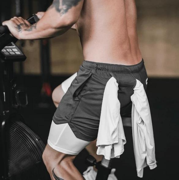 🌊2-in-1 Double-layer Fitness Quick-drying Pants