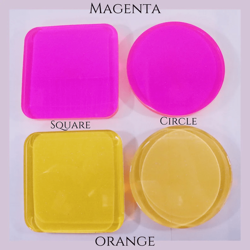 Colorful Resin Coasters