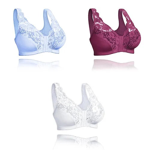 🔥Today's Deals 49%Off-🔥Front hooks, stretch-lace, super-lift, and posture correction – ALL IN ONE BRA!