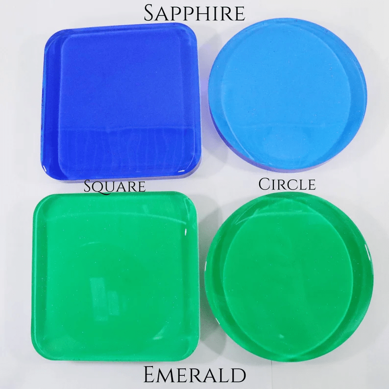 Colorful Resin Coasters
