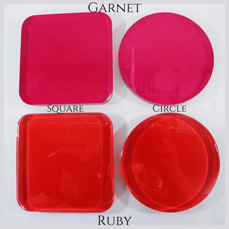 Colorful Resin Coasters