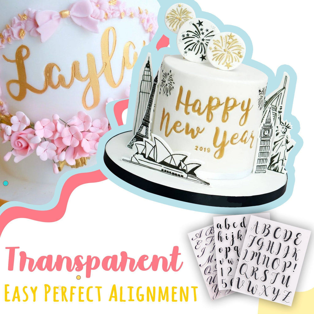Alphabet Cake Stamp Set - SPECIAL SALE TODAY!!!🍰🍰