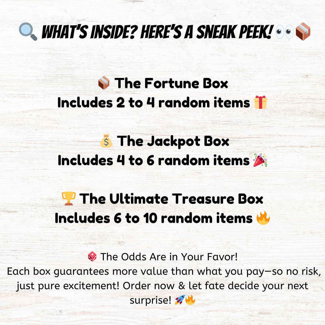 🔥 3X VALUE GUARANTEED! Premium Branded Mystery Box — Limited Stock! 🎁