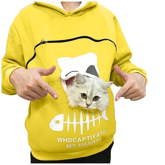 (🎁CHRISTMAS PRE SALE - 48% OFF)Sweatshirt Cat pouch hoodie