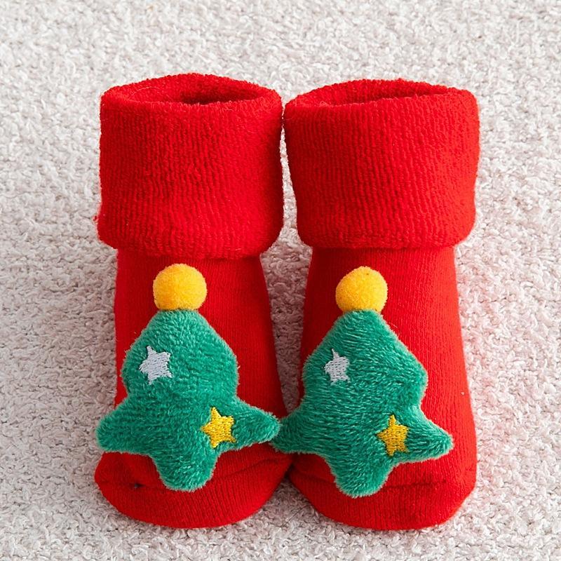 Christmas Gift For Baby🎁 100% Cotton Thick Cute Christmas Socks