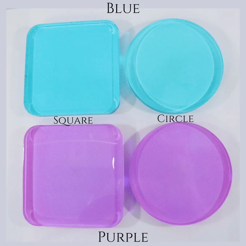 Colorful Resin Coasters