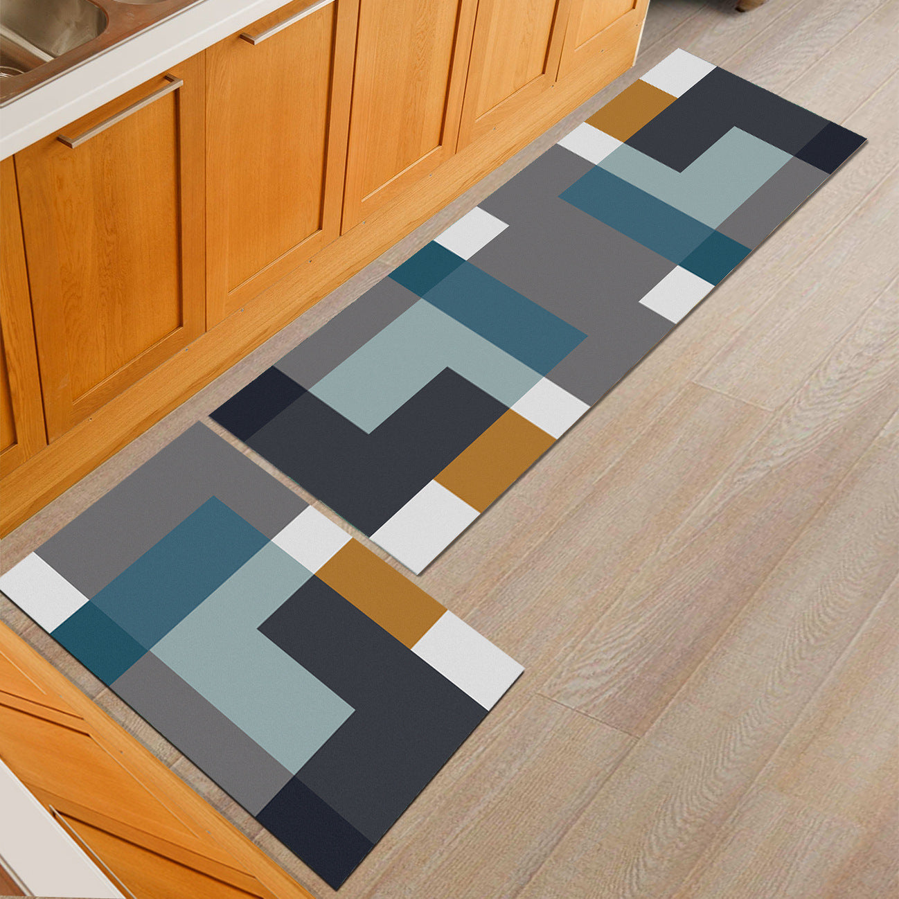 【Buy One Get One Free】2021 latest 3D Kitchen Printed Non-Slip Carpet【BUY 2 Free Shipping TODAY!】