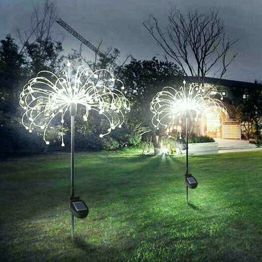 🔥LAST DAY 48% OFF--Waterproof Solar Garden Fireworks Lamp