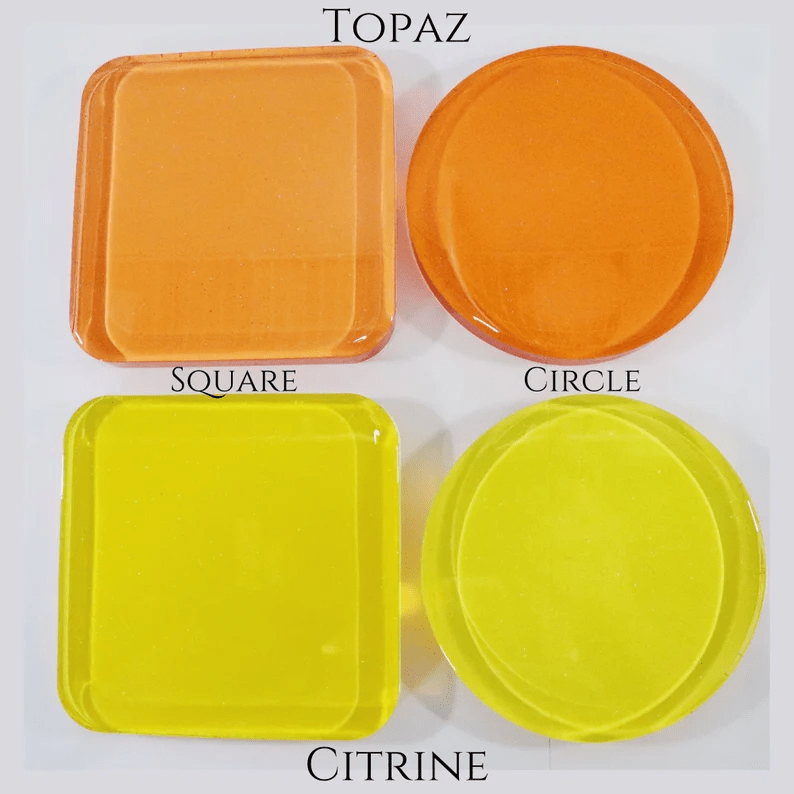 Colorful Resin Coasters