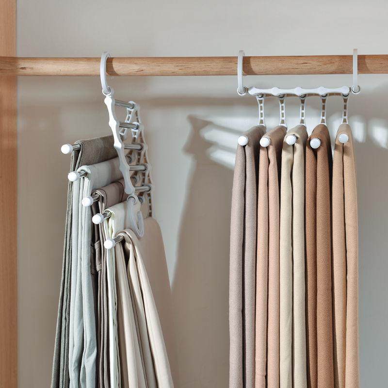 🔥48% OFF THIS HOUR🔥5 in 1 Anti-wrinkle Magic Pants Rack