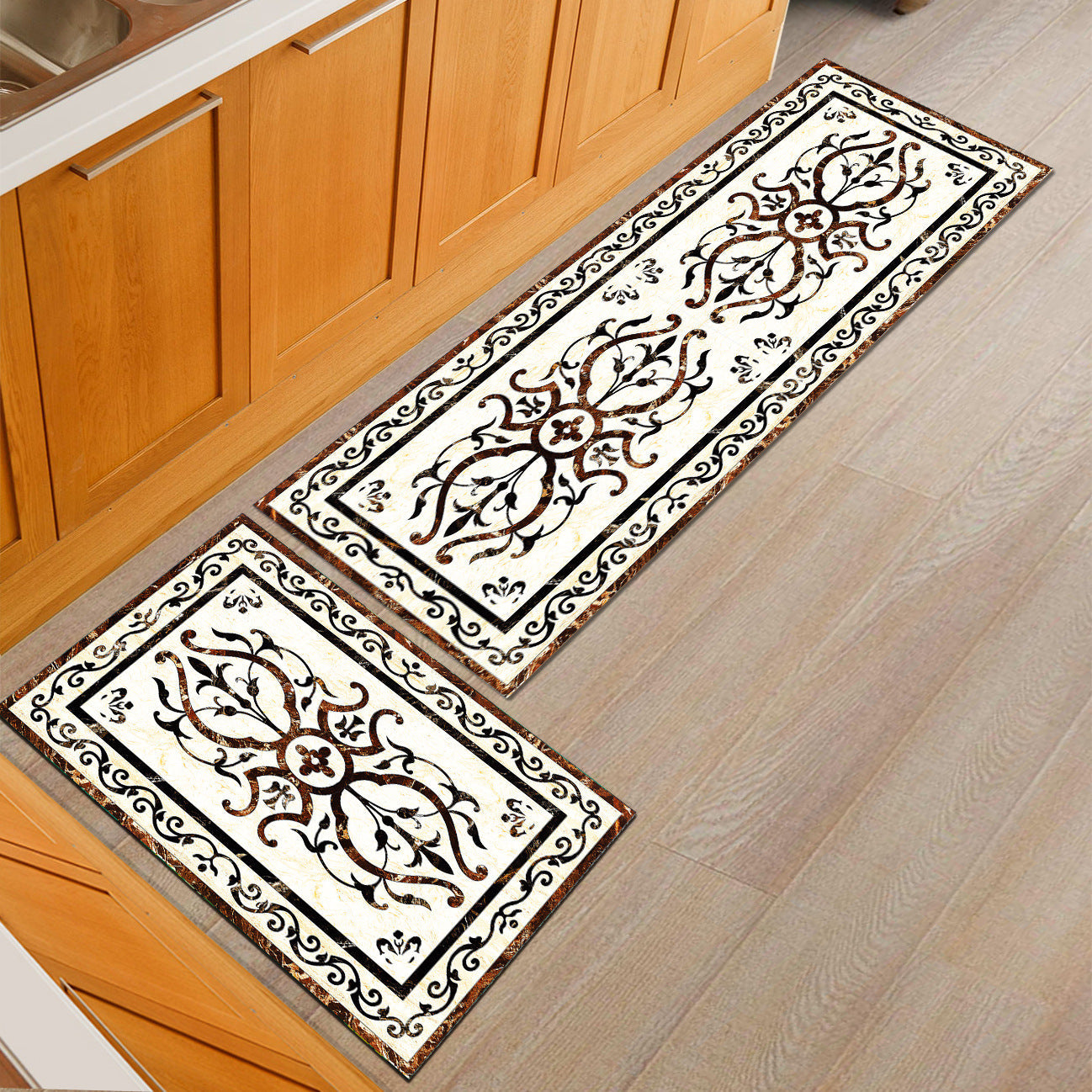 【Buy One Get One Free】2021 latest 3D Kitchen Printed Non-Slip Carpet【BUY 2 Free Shipping TODAY!】