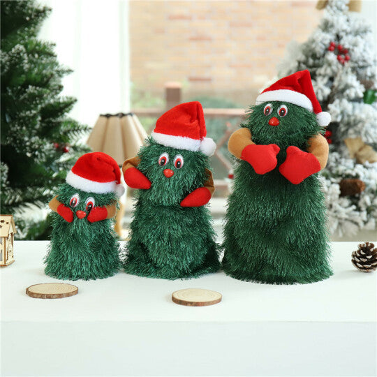 Christmas hot sale-Electric Christmas Tree Rotating Dancing Music Toy
