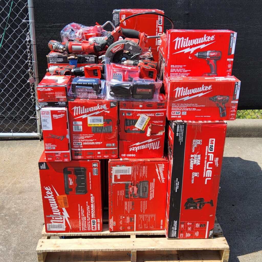 🌞 Summer Savings Are Here! 🛠️ Lot 250905 – Mixed Tools Pallet – Untested Customer Returns